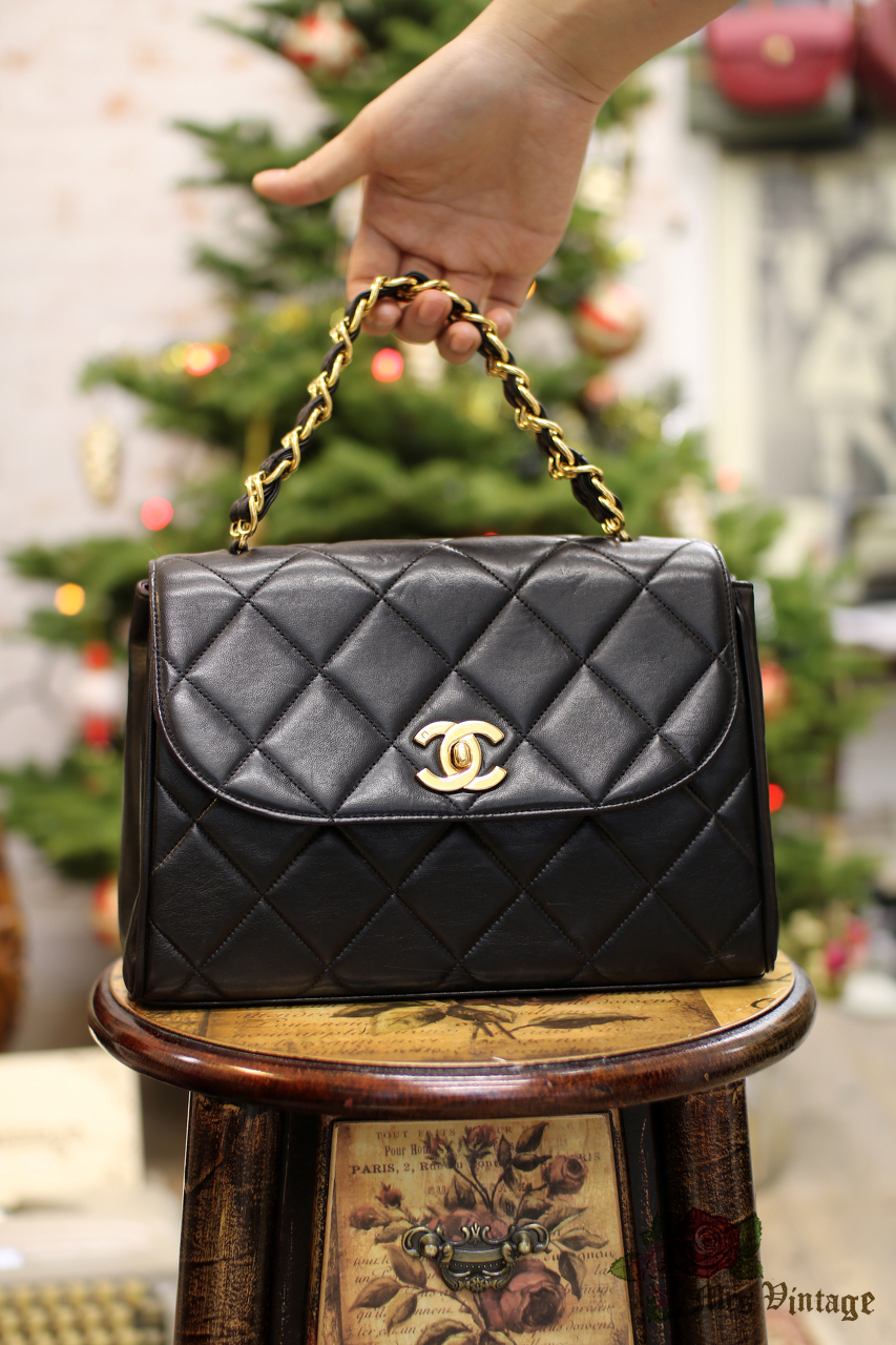Vintage Chanel Lambskin Kelly Bag - Mrs 